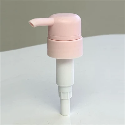 Pompa Lotion Kepala Bulat Merah Muda 33mm